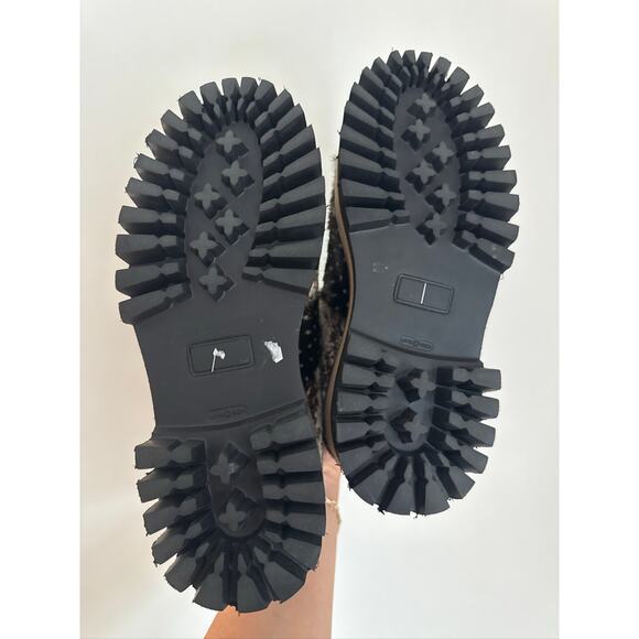 Cappelletti Pedula Trek Donna Italian Made Calf Hair Lug Sole Platform Boots, 38 - Picture 5 of 7